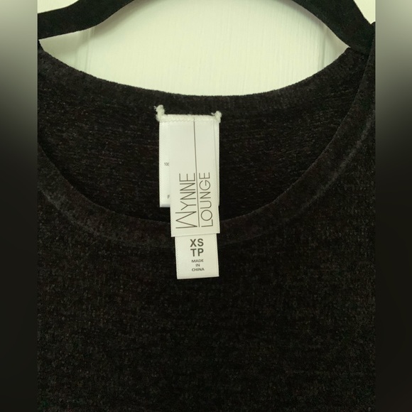 Wynne Lounge Heather Mink chenille tank top soft and cozy with side splits, NIB - Picture 3 of 13